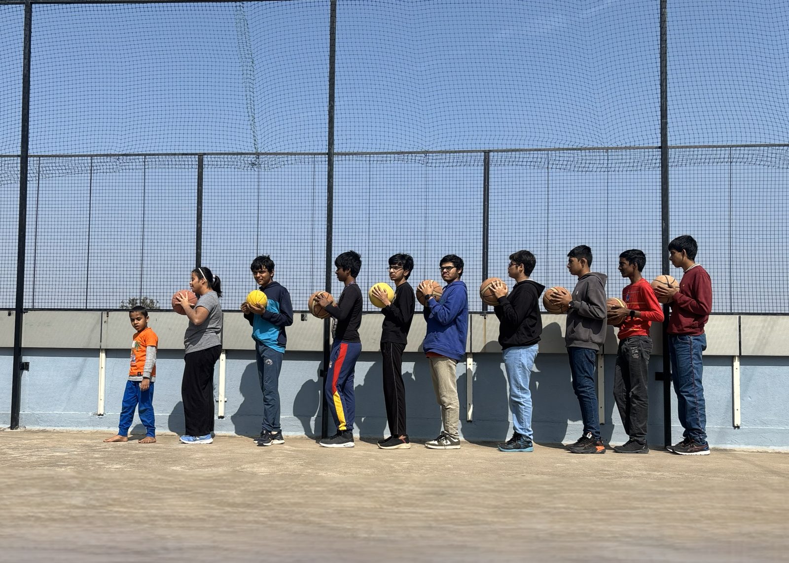 Children and mentors on a community outing
