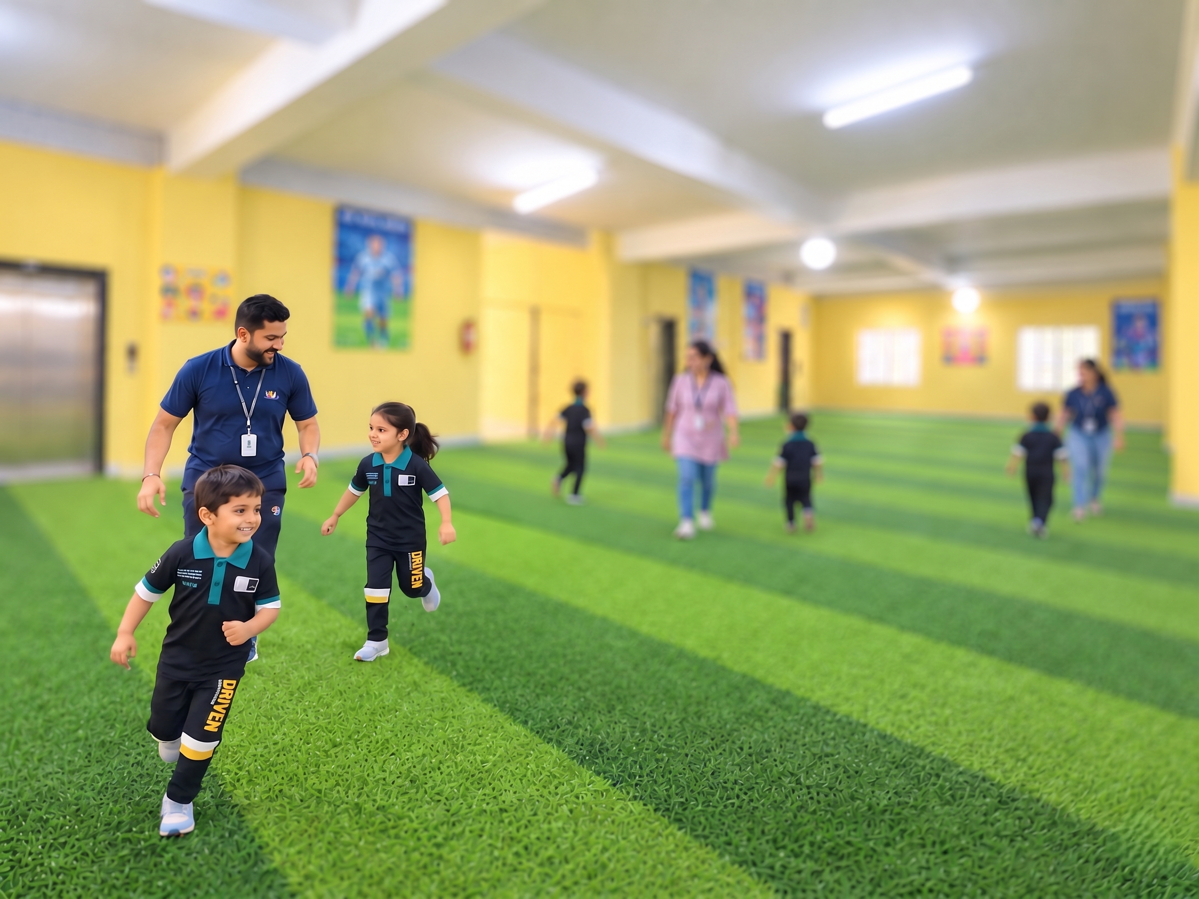 Children learning through play and sport